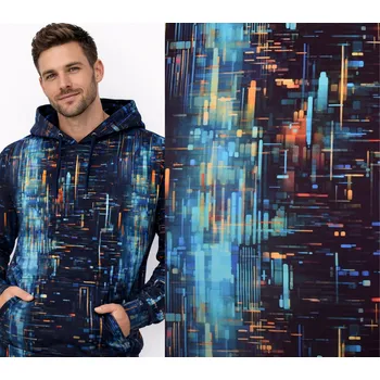 Teplákovina French Terry černá metráž