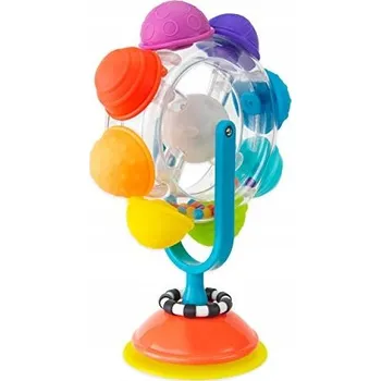 Sassy Baby Svítící Hračka Duhový Kolotoč na Podnos - 6m+ Mu