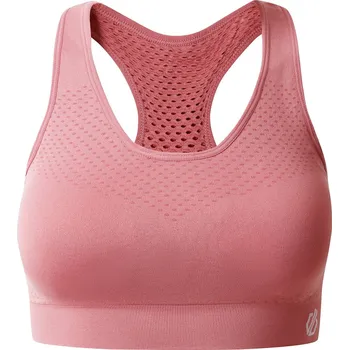 Dámské spodní prádlo Sportovní podprsenka Dare 2b Dont SweatIt II Bra Velikost podprsenky: L / Barva: růžová