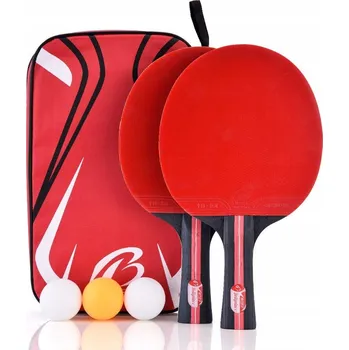 Stolní tenis PROFESIONÁLNÍ PÁLKY NA STOLNÍ TENIS PING PONG + 3x míčky