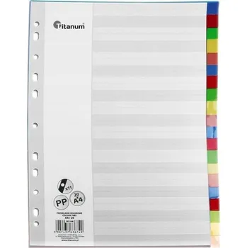 Plastové rozdělovače Titanum A4