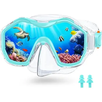 Potápěčská maska Sada na šnorchlování JEMULICE pro děti modrá