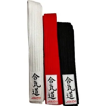 Opasek PÁSEK IPPON AIKIDO OBI Barva: Červená, Velikost: 250