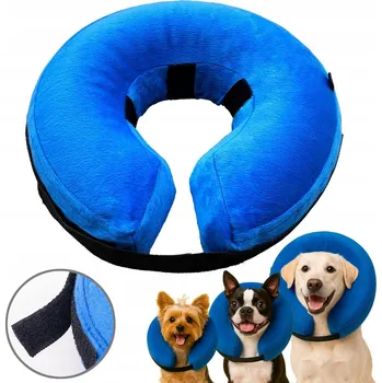 Obojek pro psa Měkký Plyšový Pooperační Límec pro psa kočku Velikost M