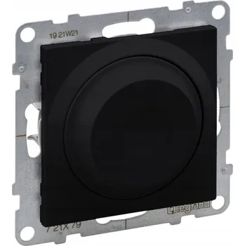 vypínač Otočný stmívač, zápustný, Legrand, černý, 721479