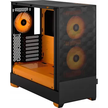 Stolní počítač Rychlý Herní Počítač Oranžový RTX 4060 I5 12400F 32GB WIN11