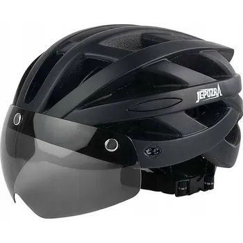 Cyklistická přilba Cyklistická helma s odnímatelnou vložkou a kšiltem, univerzální, nastavitelná