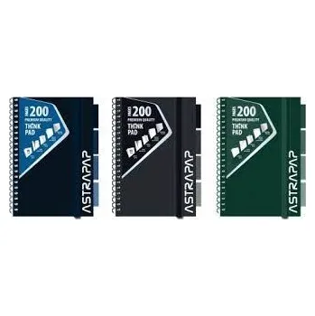 Sešit Sešit B5 s linkami (mřížka) Astra, 100 listů