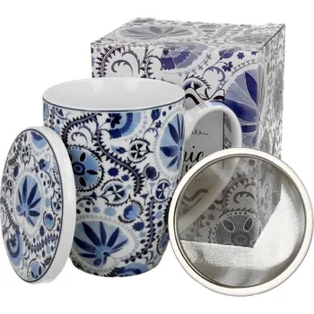 Hrnek Duo Naresh Blue porcelánový 380 ml