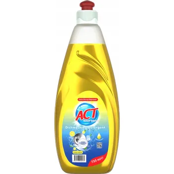 Odmašťovací prostředek na mytí nádobí ACT Citron 735 ml