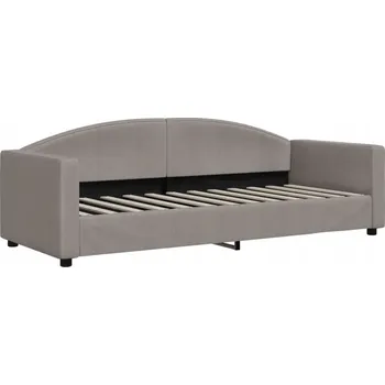 Pohovka Rozkládací pohovka taupe 223 x 90 x 75 cm