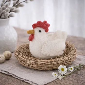 Velikonoční dekorace Gry & Sif Plstěný kohout Oliver