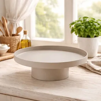 BOLTZE Kovový podnos Samona béžový