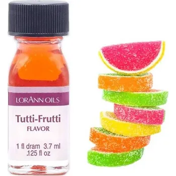 Přisada na vaření a pečení LorAnn Aroma Tutti Frutti , super silný 3,7ml - LorAnn