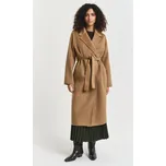 KABÁT GANT HANDSTITCHED BELTED COAT WARM KHAKI