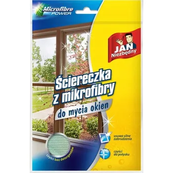 Utěrka Utěrka z mikrovlákna (mikrofáze) Jan Niezbędny v balení 1 ks zelená