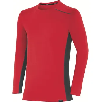 pracovní tričko Pánské pracovní triko uvex suXXeed LS - červená Velikost: 3XL