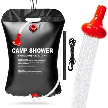 Horské kolo Cestovní solární sprcha - 20 litrů