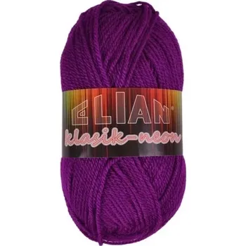 Příze Pletací příze Elian Klasik Neon 10911 - fialová