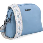 Kabelka ze syntetické kůže crossbody Tangerin modrá 8044 SM