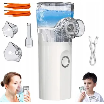 INHALÁTOR NEBULIZÁTOR PRO DĚTI I DOSPĚLÉ, PŘENOSNÝ