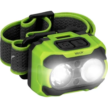 Čelovka LED Stmívatelná nabíjecí čelovka LED/10W/5V/3xAAA IP44 600 lm 1200 mAh