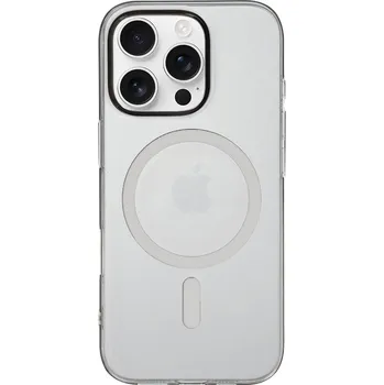 Pouzdro na mobilní telefon Zadní kryt Transparent Slim Magsafe pro iPhone 16 Pro grey