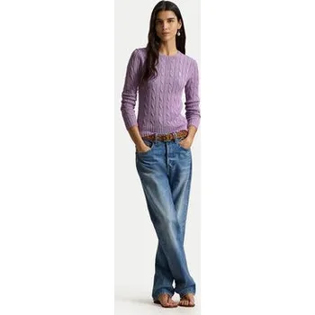 Pánská móda Polo Ralph Lauren Svetr 211971869505 Fialová Slim Fit XXL