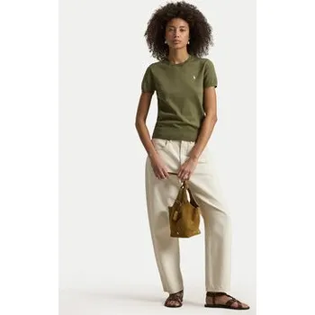 Pánské tričko Polo Ralph Lauren T-Shirt 211971872501 Khaki Slim Fit XXS