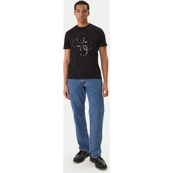 Pánské tričko Guess T-Shirt M6RI03 I3Z14 Černá Regular Fit M