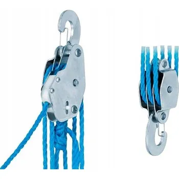 zvedák Kladkostroj s lanovým navijákem a brzdou lana, nosnost 220 kg