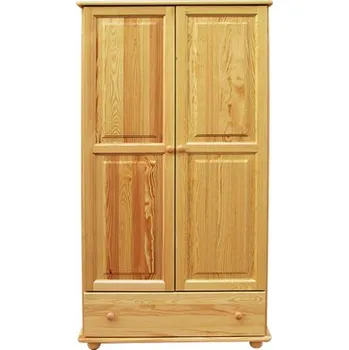 Šatní skříň Skříň 20 - masiv borovice Odstín: Borovice přírodní