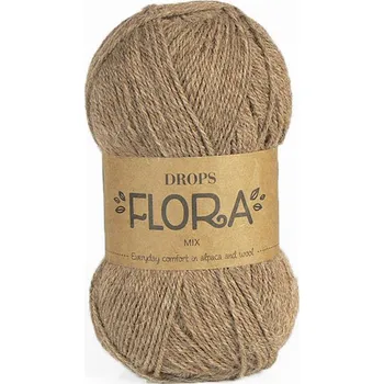 Příze Příze DROPS Flora mix 08 - hnědá