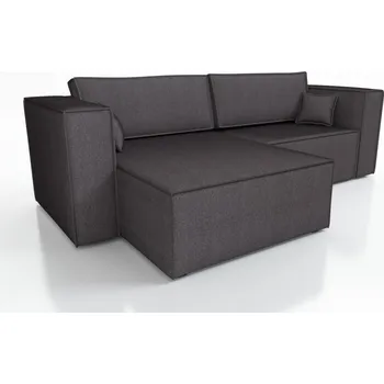 Sedací souprava Rozkládací sedací souprava do L Otto - tmavě šedá