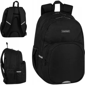 Školní batoh Vícekomorový Školní batoh CoolPack černý, vícebarevný 27 l