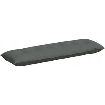 Polštář Polštář na záda Tmavě šedá 160 x 19 x 50 cm látka
