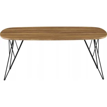 Konferenční stolek Industriální konferenční stolek ze dřeva Vision Karmelový