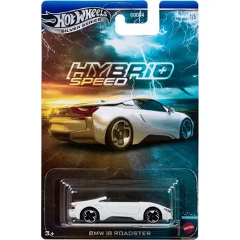 Hračka Hot Wheels Hybrid Speed – BMW i8 Roadster (1:64)