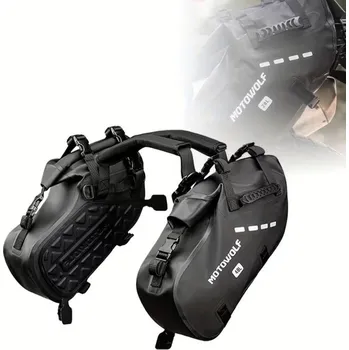 Zavazadlo na motocykl MOTOWOLF brašny na motorku boční 48L MB2 black