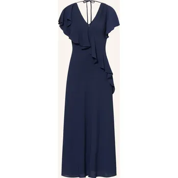 Dámské šaty Phase Eight Dámské Šaty S Volány Cosette, tmavě modrá, 36