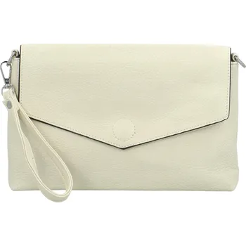Kabelka Stylová dámská koženková crossbody kabelka Loren, krémová