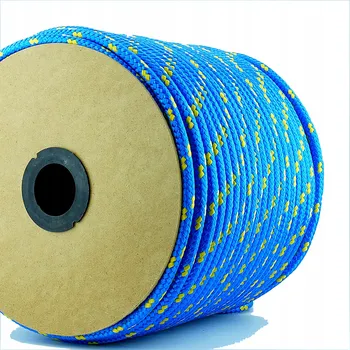 Železářství Polypropylenové lano PP 12 mm × 15 m – modré (žluté skvrny)