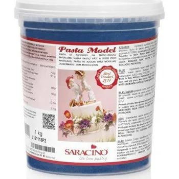 Modelovací hmota námořnická modrá 1kg - Saracino | Skvělé pro Váš domácí dort
