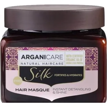 Vlasová regenerace Arganicare Silk 500ml posilující maska na vlasy