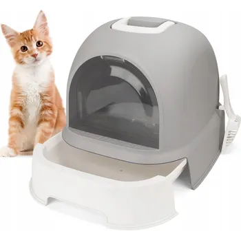 Toaleta pro kočku Nobleza krytá kočičí toaleta 52 cm x 42 cm x 38,5 cm