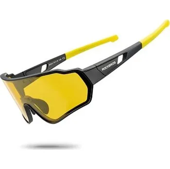 Horské kolo RockBROS polarizační cyklistické brýle - Žluté, UV 400, TR90