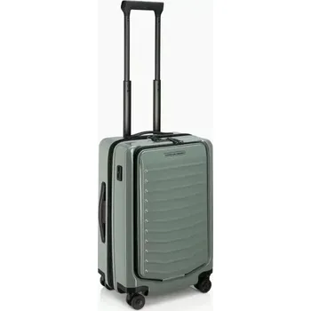 PORSCHE Roadster Hardcase business trolley S Cayenne Electric Lifestyle Manažerské zavazadlo kufr skořepinový velikost S mátová zelená TSA USB (Lehký manažerský kufřík s přihrádkou na notebook, USB portem, tichými kolečky a ergonomickou teleskopickou)
