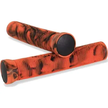 Horské kolo Žíhané rukojeti na kolo - Oranžovo černé