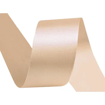 Stuha Atlasová stuha oboulící šíře 40 mm Varianta: 701 zlatá sv., Balení: 20 m