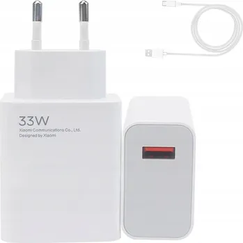 NABÍJEČKA pro Pad 5/Mi 11 Lite 5G NE/Mi 11i, 11 10T + USB kabel 6A 33W